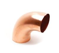 Curva aperta 72° per pluviali in Rame/Inox - Diam. Ø80 mm Ø100 mm Ø120 mm (Rame, Ø80)