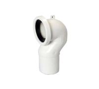 Curva Bianca per WC collo di Cigno Ø 110 mm Bianco