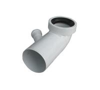 CURVA BIANCA WC ATTACCO BICCHIERE DX VALSIR Diam. 110 / 50
