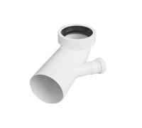 CURVA BIANCA WC ATTACCO BICCHIERE SX VALSIR Diam. 110 / 50