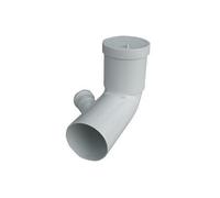 CURVA BIANCA WC PROLUNGATA ATTACCO BICCHIERE DX VALSIR Diam. 110 / 40