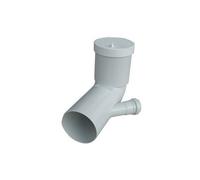 CURVA BIANCA WC PROLUNGATA ATTACCO BICCHIERE SX VALSIR Diam. 110 / 40