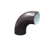 Curva chiusa 90° per pluviali in alluminio - Diam. Ø80 mm Ø100 mm Ø120 mm (Ø100, Testa di moro)
