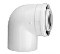Baxi Curva coassiale di partenza 90° Ø 60/100