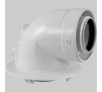 CURVA COASSIALE 90° RIBASSATA PER LUNA CLASSIC DM 60-100 Accessori caldaie BAXI