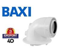 CURVA COASSIALE BAXI BASSO PROFILO Ø 60/100 CALDAIE LUNA CLASSIC-PRIME KA00049