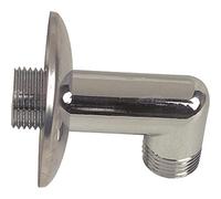 CURVA CURVETTA GOMITO CROMATO PER DOCCIA 1/2" M.M. ATTACCO FLESSIBILE DOCCIA