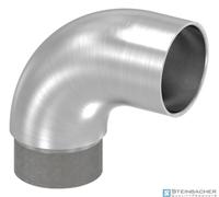 Curva di collegamento in acciaio inox a 90°, per 42,4x2,0mm, V2A | STEINBACHER©