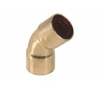 CURVA DOPPIA IN RAME 45 GRADI 42 MM BESCO