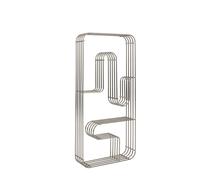 CURVA Espositore da Scaffale Rettangolare Argento