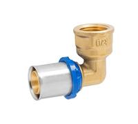 CURVA FILETTATA MULTISTRATO Ø16 (2.0mm) x 1/2F GOMITO A PRESSARE APL - MULTIPRESS TH H U