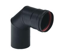 Curva Gomito 90° per canna fumaria stufa a pellet