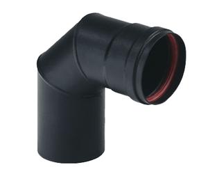 Curva Gomito 90° per canna fumaria stufa a pellet