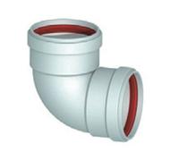 Curva in alluminio bianco x scarico fumi FF a 90 gradi da 80 mm per caldaia