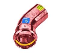 CURVA IN RAME A PRESSARE 45° MF ACQUA/GAS Diam 42