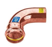 Curva in rame a pressare 90° MF acqua/gas 22mm