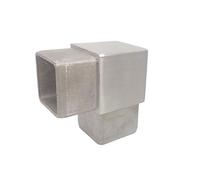 CURVA INOX AISI 316 PER TUBO QUADRO - MISURA 20x20x2