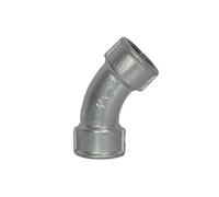 CURVA LUNGA FF 45° ZINCATA 4" Raccorderia Zincata Ghisa Atusa