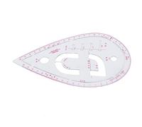 Curva manica Rigno in plastica Strumento di design dell'abbigliamento da cucire per cucire per la casa Posizionamento del pulsante di disegno della linea