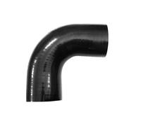 Curva manicotto raccordo intercooler hose silicone 90° 70 mm nera filtro aria