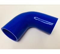 CURVA MANICOTTO SILICONE 90° 51 mm 4 STRATI BLU CONDOTTO SILICONICO INTERCOOLER