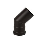 Curva MF a 45 gradi per scarico fumi stufa a pellet da 80 mm
