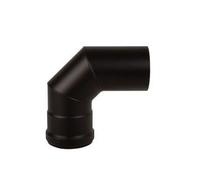 Curva MF a 90 gradi per scarico fumi stufa a pellet da 80 mm