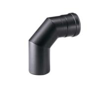 CURVA NERA DIAMETRO 80/90° ZINCO LINEA PELLET