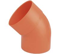 Curva per gronda in PVC arancione 45° Ø 100 mm