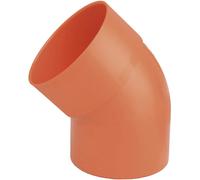 Curva per gronda in PVC arancione 45° Ø 80 mm