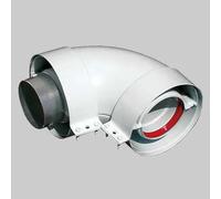 CURVA PER KIT COASSIALE A 90° - 60 - 100