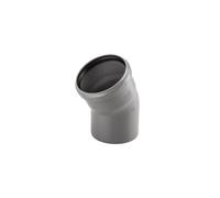 Curva per Scarico ad Innesto WC Angolo 30° DN 125 Ed Tech in Polipropilene - 241313D