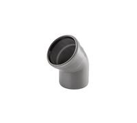 Curva per Scarico ad Innesto WC Angolo 45° DN 125 Ed Tech in Polipropilene - 241314D