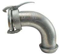 Curva per tubi 90° NW 108 mm con parte M e parte V, orig. perrot