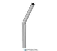Curva per tubi in acciaio inox 30°, realizzata con tubo 26,9 x 2,0 mm, raggio ce