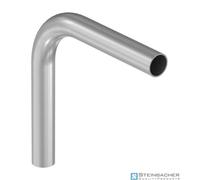 Curva per tubi in acciaio inox a 90°, realizzata con tubo 42,4 x 2,5 mm, raggio