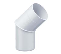 Curva per tubo di scarico 45 gradi in PVC