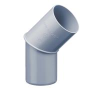 Curva per tubo di scarico 45 gradi in PVC