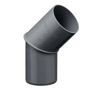 Curva per tubo di scarico 45 gradi in PVC