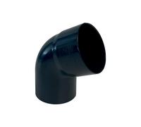 Curva pluviale in PVC Marley First Plast antracite 67° Ø 80 mm