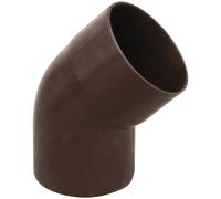 Curva pluviale in PVC Marley marrone 45° Ø 80 mm Di colore marrone