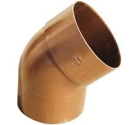 Curva pluviale in PVC Marley rame 45° Ø 80 mm Rame
