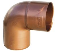 Curva pluviale in PVC Marley rame 87° Ø 80 mm Rame