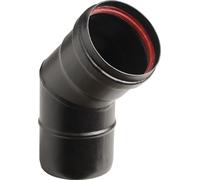 CURVA PORCELLANATA 45 PELLET D 10CM NERO OP AETERNUM