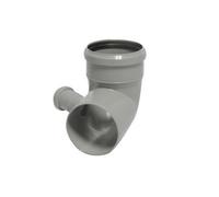 Curva PP Htb con Attacco Bicchiere Destro Valsir Ø 110 x 40