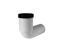 Curva Prolungata per WC in HTSBL Ø 90 mm Bianco