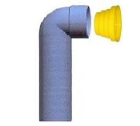 CURVA TECNICA NORMALE O PROLUNGATA CON TAPPO ø 40/50