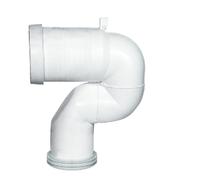 Curva tecnica per scarichi traslati da 15 a 25 cm