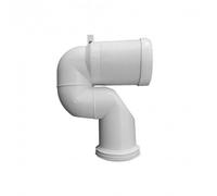 Curva tecnica per scarichi traslati da 160/220 mm per vaso