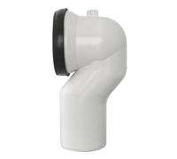 Curva tecnica per wc filo muro con diametro 11 cm completa di guarnizione